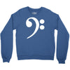 bass cleff funny Crewneck Sweatshirt