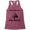 i love it when a plan comes together Racerback Tank
