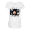 send me location khabib Maternity Scoop Neck T-shirt