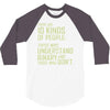 10 kinds of people binary 3/4 Sleeve Shirt