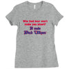 beer t shirt who said beer won't make you smart it made bud wiser funn Ladies Fitted T-Shirt