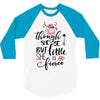 Tough She Be But Little She Is Fierce 3/4 Sleeve Shirt