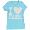 i love jogging Ladies Fitted T-Shirt
