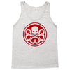 red skull logo avengers marvel comics gift Tank Top
