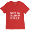 she's my drunker helf V-Neck Tee