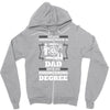 Never Underestimate A Dad With An Engineering Degree Zipper Hoodie