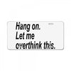 hang on License Plate