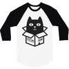 cats love boxes 3/4 Sleeve Shirt