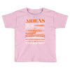 Ariens Difficult Ones To Understand Zodiac Toddler T-shirt