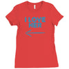 I Love Her Ladies Fitted T-Shirt