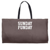 sunday funday party funny tee Weekender Totes