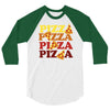 pizza forever 3/4 Sleeve Shirt