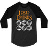 lord of drinks 3/4 Sleeve Shirt