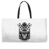 samurai skull Weekender Totes