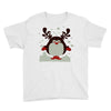christmas t shirt santa reindeer penguin novelty xmas Youth Tee