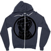 thanos gauntlet Zipper Hoodie