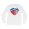 usa flag 2 Long Sleeve Shirts