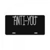 anti you License Plate