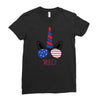 4th of July Ladies Fitted T-Shirt