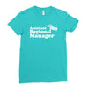 assistant (to the) regional manager Ladies Fitted T-Shirt
