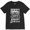 This Guy Is Taken By A Super Sexy August Girlfriend V-Neck Tee
