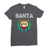 santa christmas Ladies Fitted T-Shirt