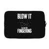 alien blow it fingering Laptop sleeve