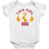 This Girl Loves Her Dog Baby Onesie
