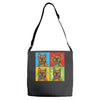 pop art Adjustable Strap Totes