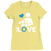 portal true love   aperture lab video gamer teleport online pc goal te Ladies Fitted T-Shirt