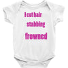 i cut hair Baby Bodysuit