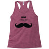 big stache Racerback Tank