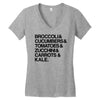 vegan Women's V-Neck T-Shirt