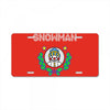 snowman christmas License Plate