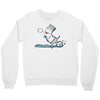 open wide Crewneck Sweatshirt
