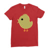 chicken baby Ladies Fitted T-Shirt