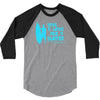 save a wave ride a surfer 3/4 Sleeve Shirt