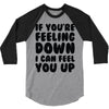 new rude birthday present 3/4 Sleeve Shirt