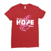 we have this hope breast cancer awareness Ladies Fitted T-Shirt