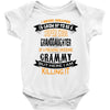 Super Cool Granddaughter Of A Freaking Awesome Grammy Baby Onesie