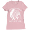 my indian name is runs with beer Ladies Fitted T-Shirt