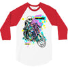pop biker 3/4 Sleeve Shirt