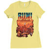 run! Ladies Fitted T-Shirt