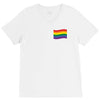 Rainbow Flag V-Neck Tee