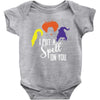 spell on you white letter Baby Bodysuit