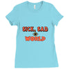 sick sad world Ladies Fitted T-Shirt
