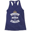 Legends Are Born In October Racerback Tank
