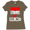 ny state of mind Ladies Fitted T-Shirt