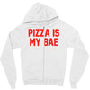 pizza is my bae ringer Zipper Hoodie