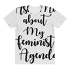 Women, love, Rights, Feminism, Feminist, Female, Funny, Woman, Girl Po All Over Women's T-shirt